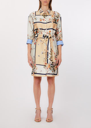 LIU JO Short printed twill dress