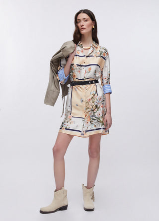 LIU JO Short printed twill dress