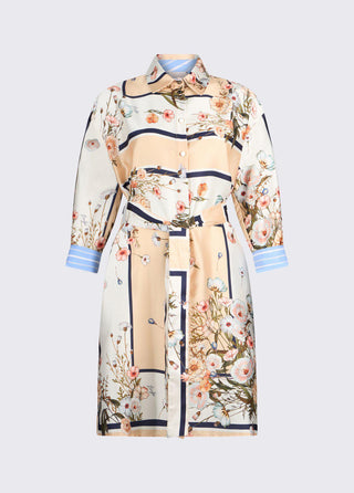 LIU JO Short printed twill dress