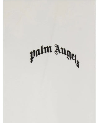 PALM ANGELS White polo shirt with logo