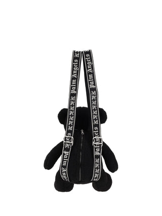 PALM ANGELS B BEAR IN MIND BACKPACK BLACK - OFF WHITE
