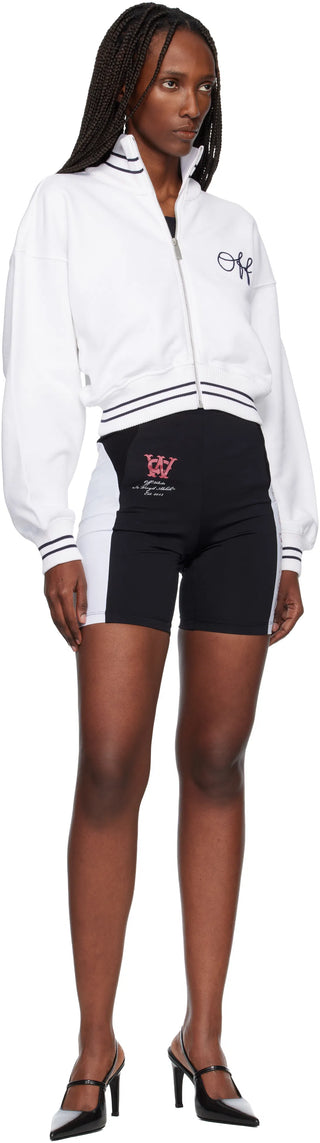 OFF WHITE hite White Script Logo Regular Zip-Up Jacket