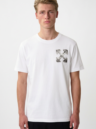 OFF WHITE T-SHIRT METAL OFF SLIM