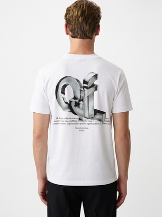 OFF WHITE T-SHIRT METAL OFF SLIM