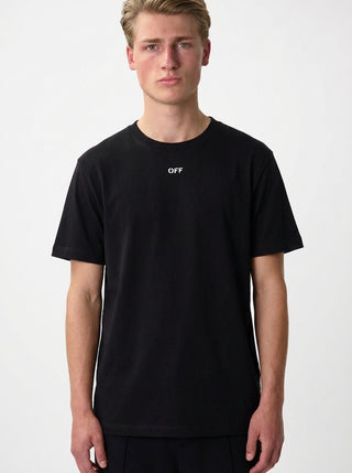 OFF WHITE T-SHIRT BRUSH ARROW SLIM