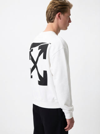 OFF WHITE RUN ARROW SKATE CREWNECK