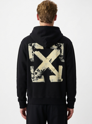OFF WHITE CLOUDY ARROW SKATE HOODIE