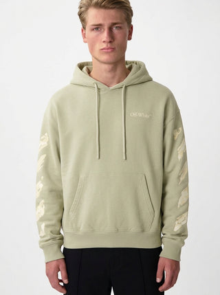 OFF WHITE INK ARROW SKATE HOODIE ALFAALFA