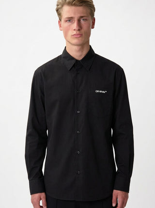 OFF WHITE SCRIBBLE DIAG POPL OVER SHIRT