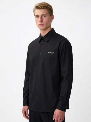 OFF WHITE SCRIBBLE DIAG POPL OVER SHIRT