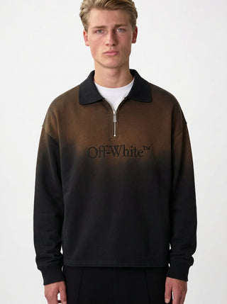 OFF WHITE LAUNDRY FLEECE POLO DIRTY
