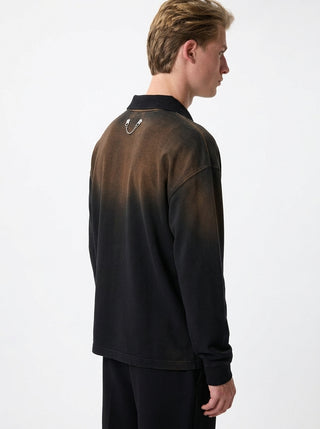 OFF WHITE LAUNDRY FLEECE POLO DIRTY