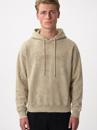 OFF WHITE LAUNDRY HOODIE TEE VINTAGE TREE HOUSE