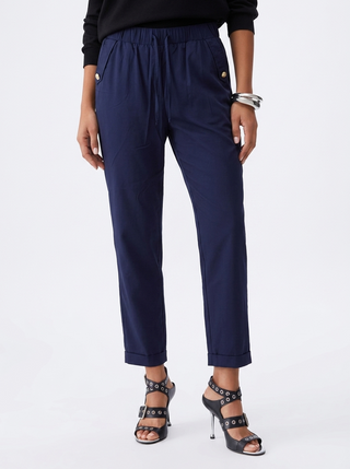 LIU JO Slim-fit trousers with turn-ups