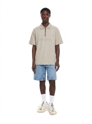 OFF WHITE BIG BOOKISH POLO