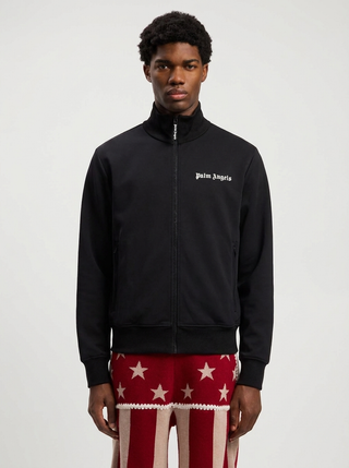 PALM ANGELS Back curved logo track top