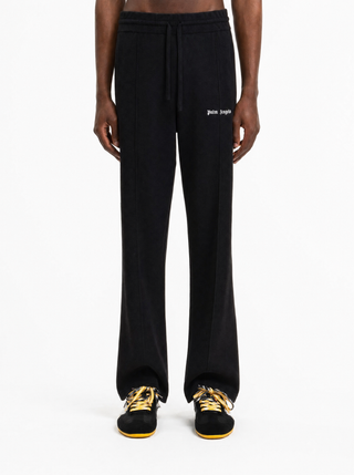 PALM ANGELS Track Pants with Classic Logo Knit Embroidery