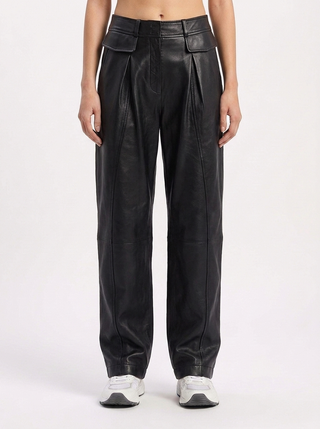 ALBERTA FERRETTI LEAHTHER PANTS