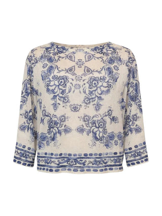 LIU JO  printed crew-neck top